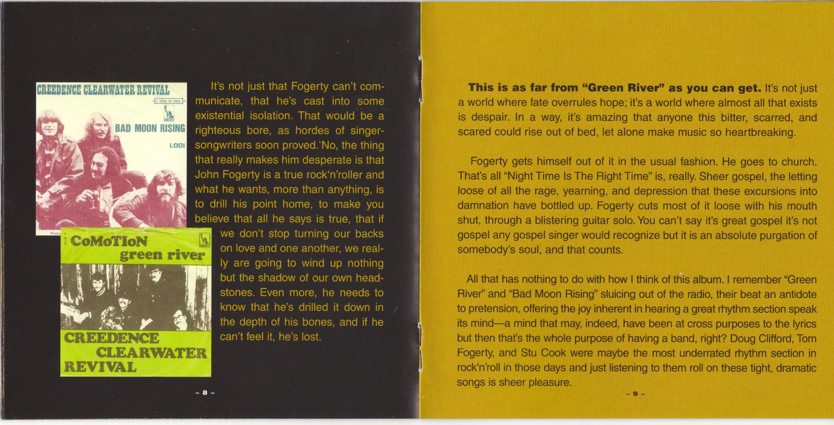 Creedence Clearwater Revival Green River 40th anniversary edition : Booklet05 JPN